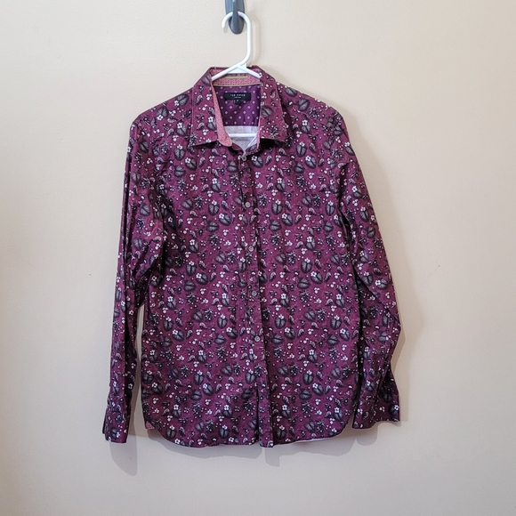 Ted Baker London Patterned Dress Shirt - Picture 2 of 8